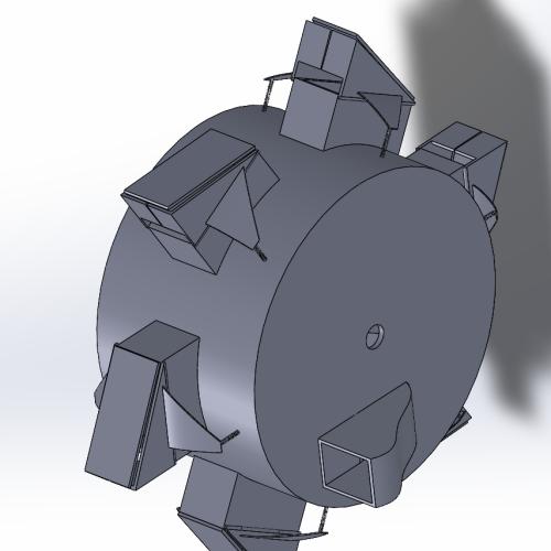 农业机械 基于solidworks膜上滚筒栽植器的设计【论文+CAD图纸+SW三维】