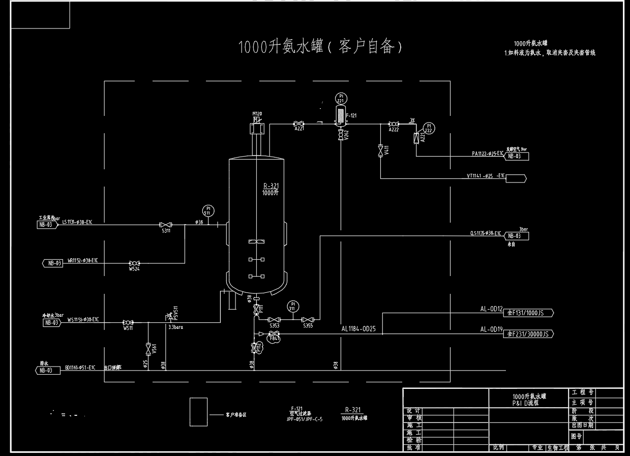 1000L碱罐流程图