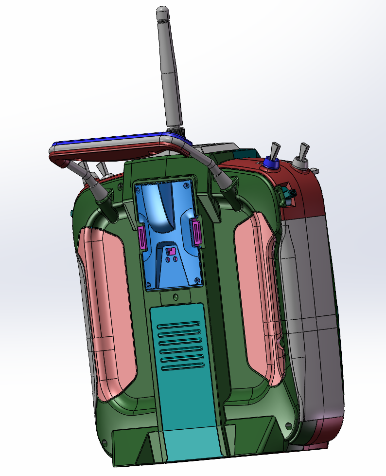 遥控器模型3D图纸 STP通用格式