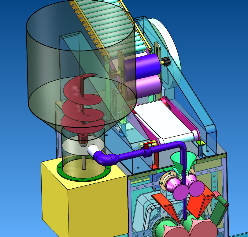 全自动仿手工饺子机Solidworks图纸