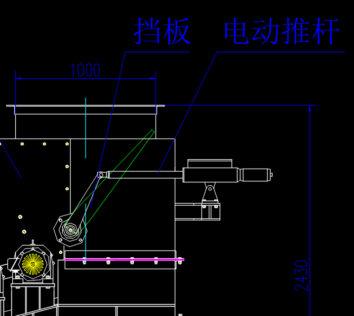 等厚滚轴筛煤机图CAD装配图