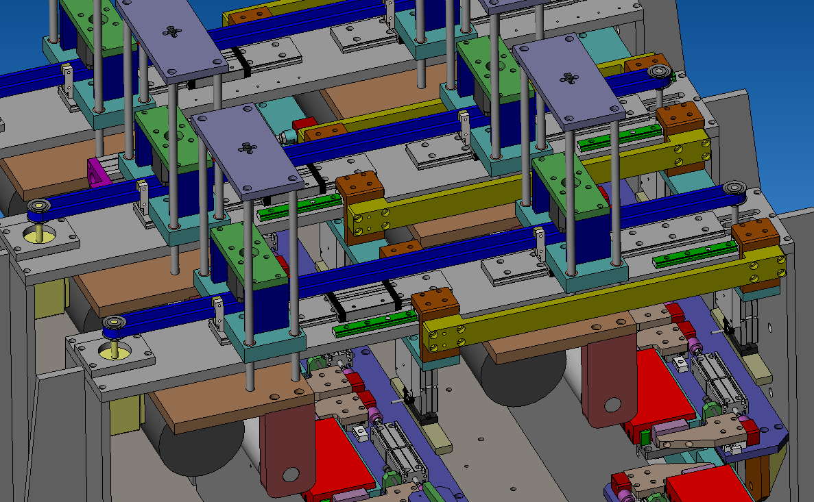 自动化玻璃磨边机_Solidworks