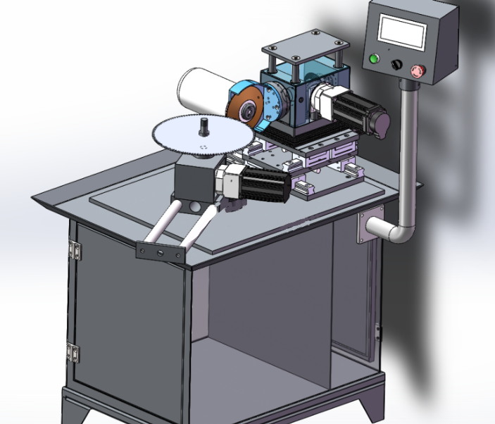 伺服合金锯片磨齿机三维模型（step）