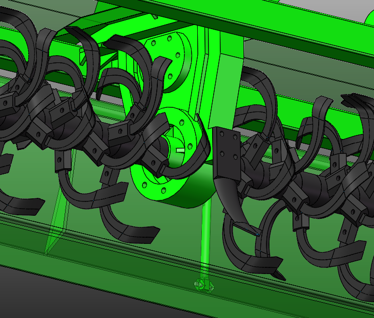 农用旋耕机三维图【SOLIDWORKS+STEP】