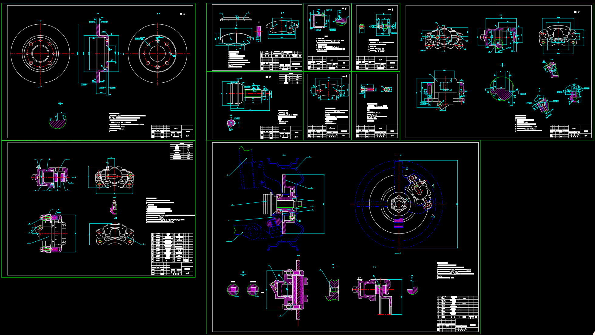 盘式制动器CAD图纸