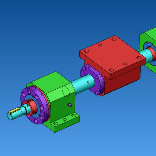 基于solidworks的滚珠丝杠传动机构的设计与装配【CAD图纸+SW三维+明细表】