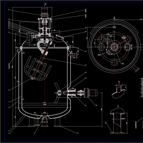 75m³氯乙烯悬浮聚合反应器设计【论文+CAD图纸+开题报告】