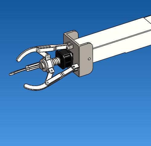 黄瓜采摘机械手设计（论文+CAD图纸+SolidWorks三维图+程序） 单片机