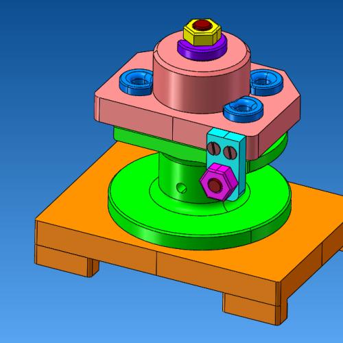 CA6140车床法兰盘工艺规程及夹具设计（毕业论文+CAD图纸+CATIA 三维模型+solidworks 三维模型+外文翻译+答辩PPT+任务书+工序卡等）