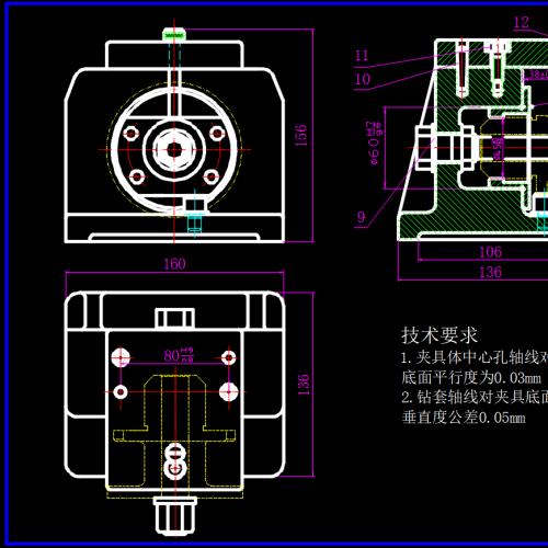 CA6140车床法兰盘831004加工工艺及钻φ6孔夹具设计（说明书+CAD图纸+三维图）