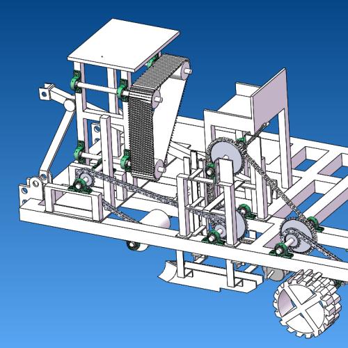 毕业设计 链夹式大葱移栽机的设计【设计说明书+CAD图纸+solidworks三维+通用格式（STEP、IGS）+开题报告+任务书+答辩PPT+小论文】