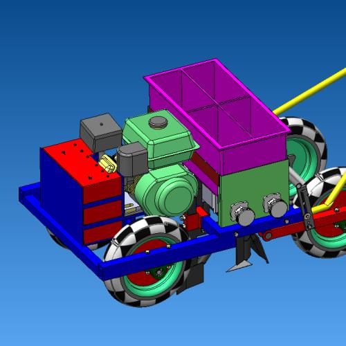 播种机(宝塔)结构设计（设计说明书+CAD图纸+SolidWorks三维图）