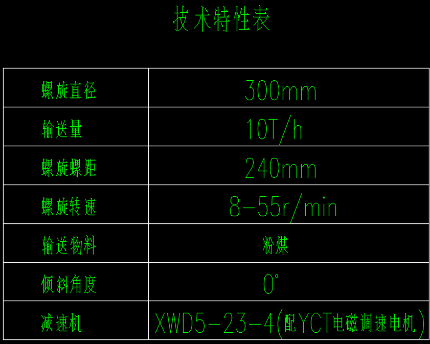 GX300X2.4螺旋输送机