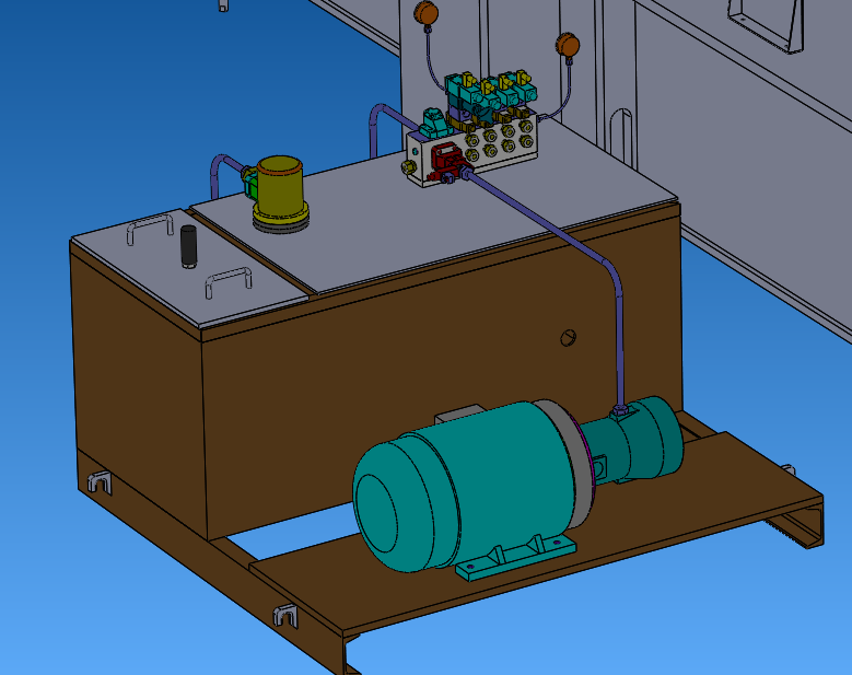 W11S-100x2500上辊万能式三辊卷板机（SolidWorks+x_t）