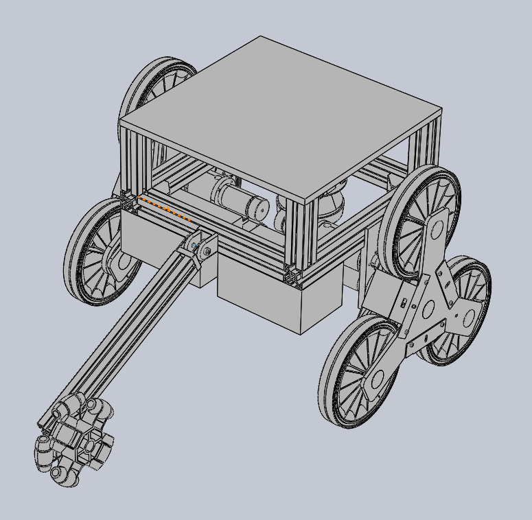 爬楼梯机器人制作模型(solidworks+stp)