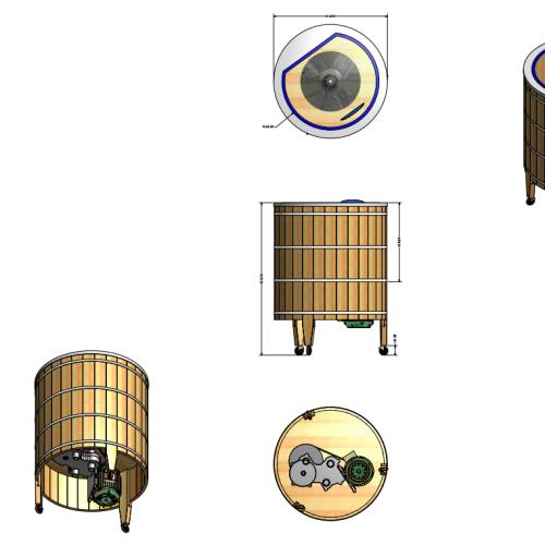 波轮式洗衣机（Inventor 软件设计）