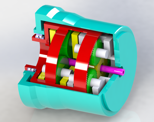 风力发电机组增速器（SolidWorks）