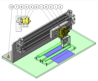 滤片剪切机构（SolidWorks+清单）