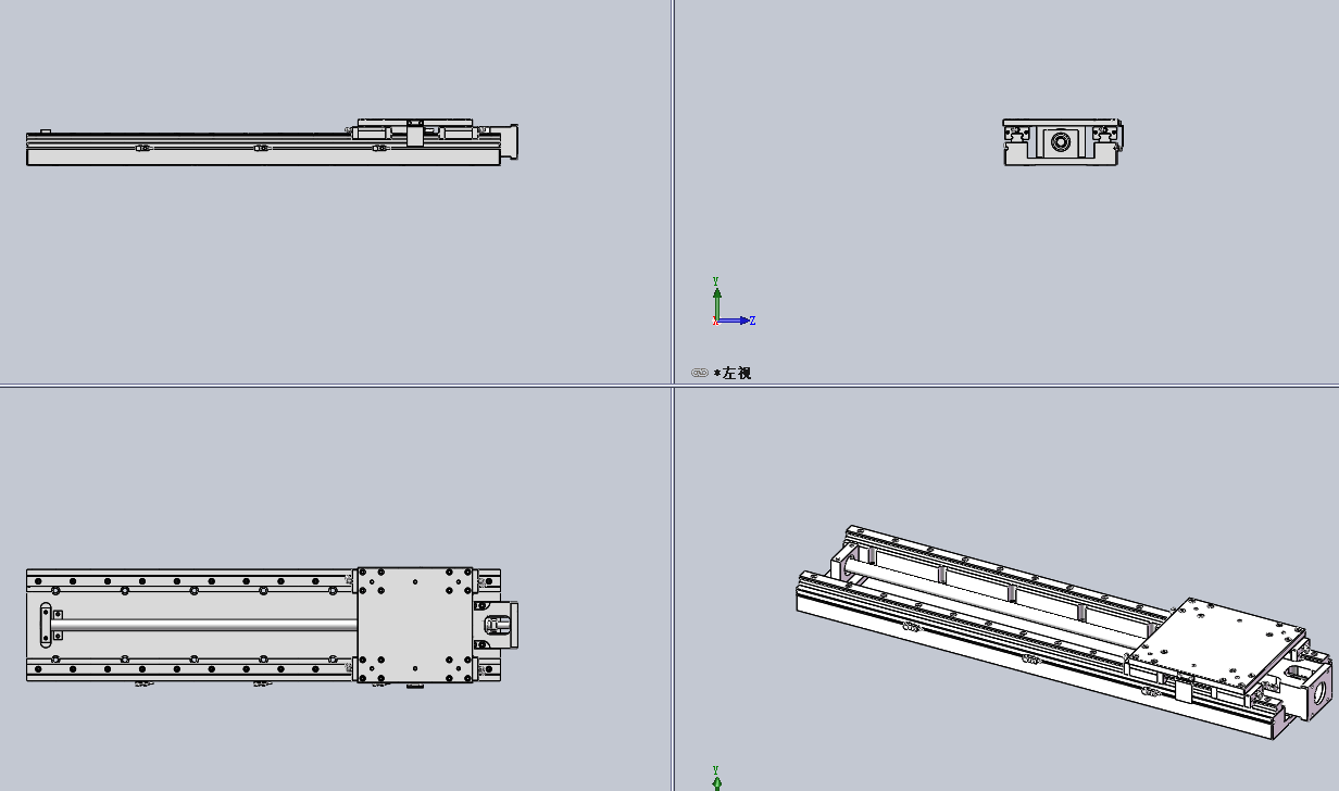 精密滚珠丝杠（KUT2020L-820-200-B1）SolidWorks+stp