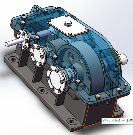 二级减速器（SolidWorks）