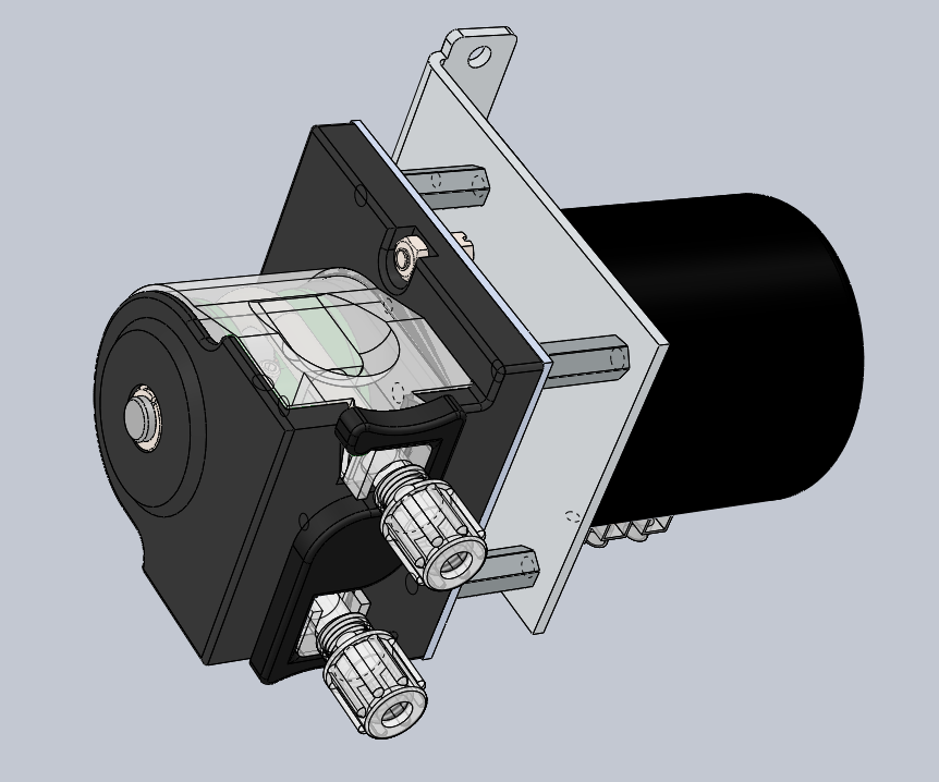 蠕动泵（solidworks)