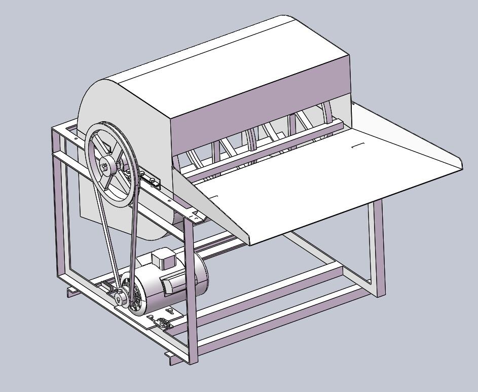 秸秆粉碎机模型设计（solidworks+step)