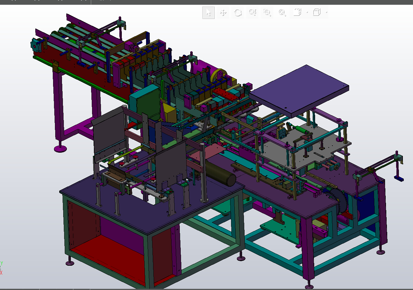 纸箱包装机（SolidWorks）