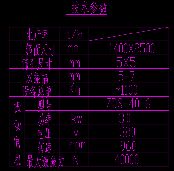 YS1425圆振动分级筛（CAD)