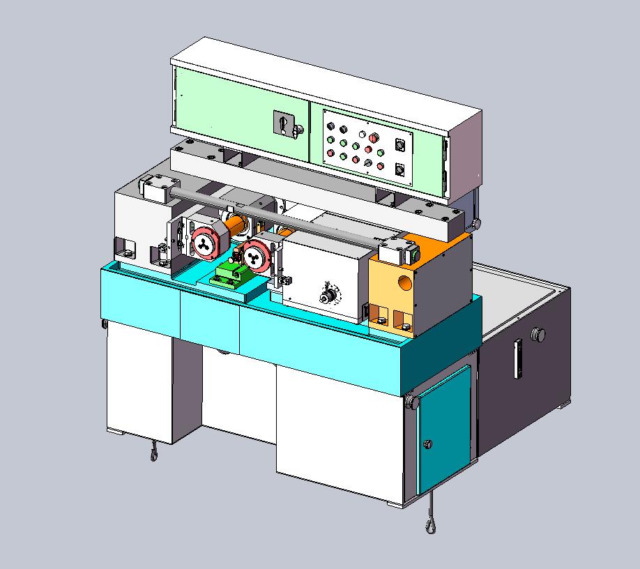 液压式滚丝机（solidworks+step)