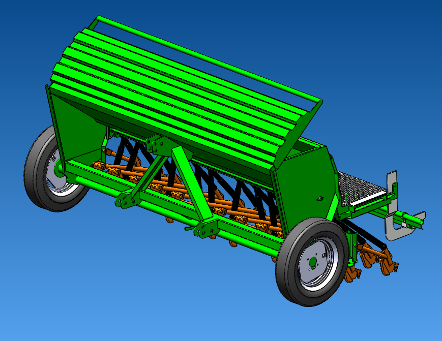 Amazone D9 3000 播种机(solidworks+x_t)