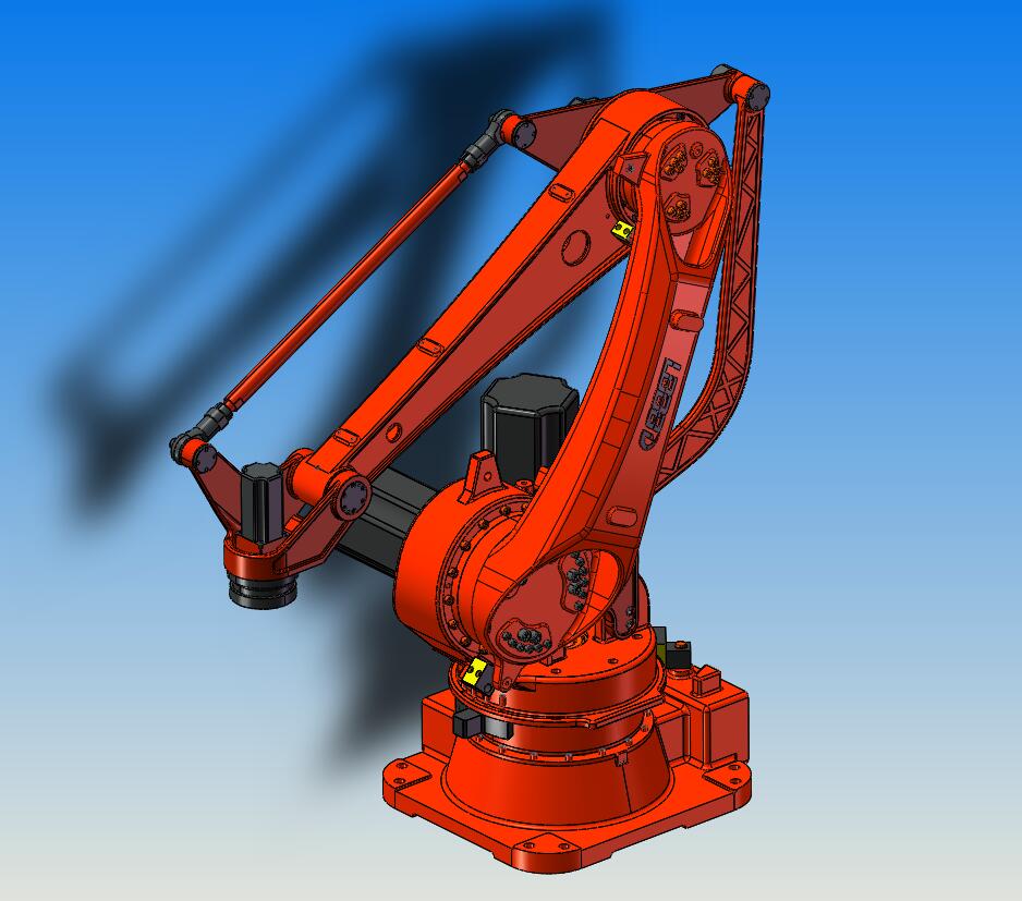 100kg四轴码垛机器人（CAD图纸+SolidWorks三维图）