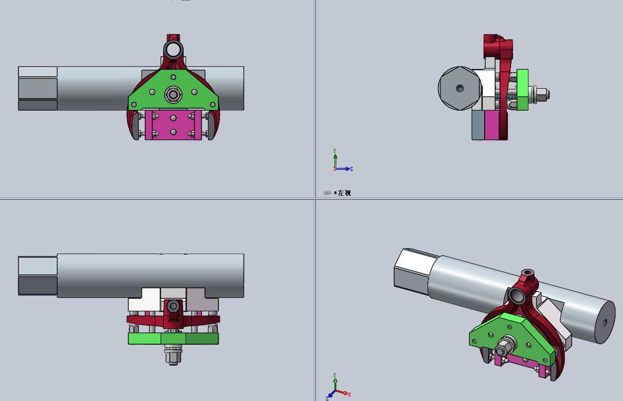 铣削夹具（SolidWorks+stp)