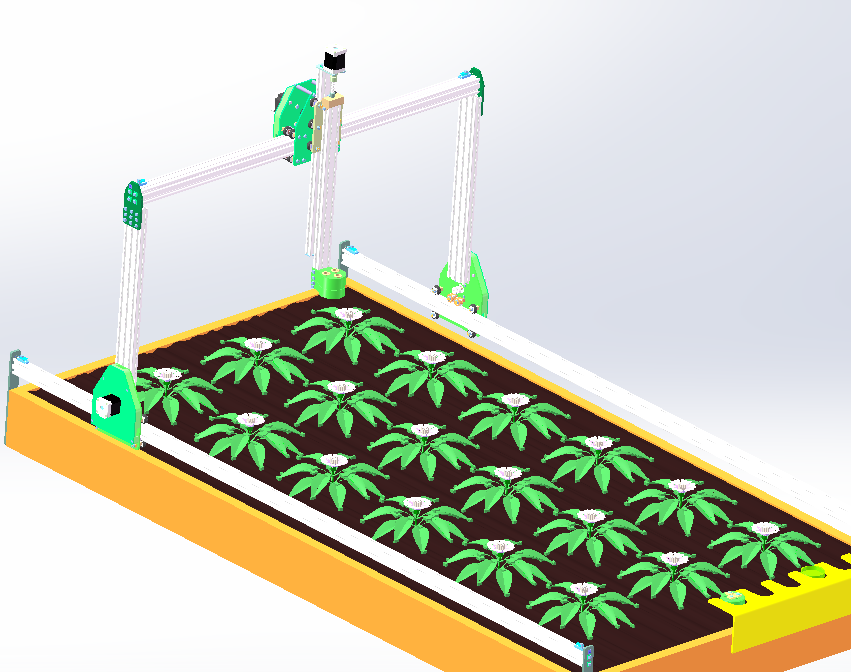 绿色种植机器人设计模型（SolidWorks）