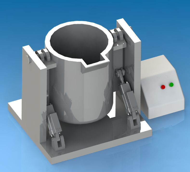 中频电炉倾倒机械系统设计(说明书+CAD+SolidWorks)